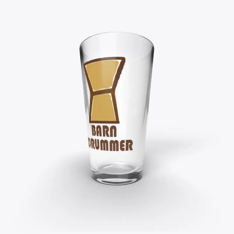 Barn Drummer Pint Glass